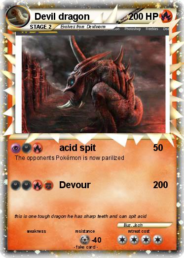 Pokemon Devil dragon