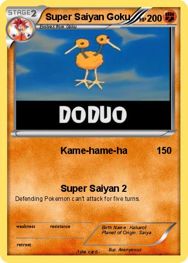 Pokemon Super Saiyan Goku