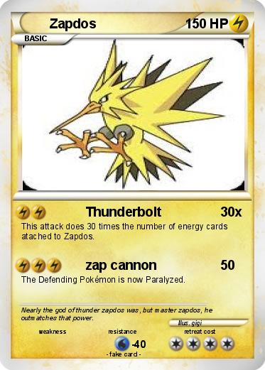 Pokemon Zapdos