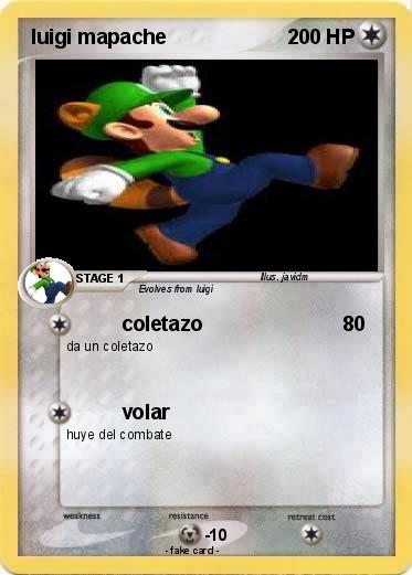 Pokemon luigi mapache