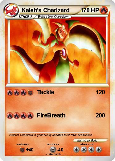 Pokemon Kaleb's Charizard