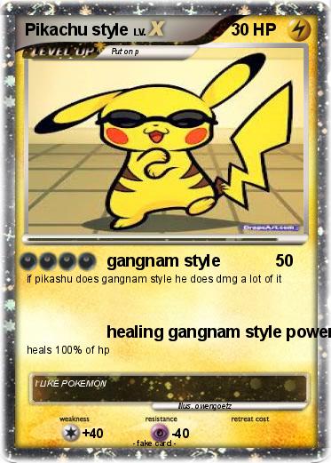 Pokemon Pikachu style