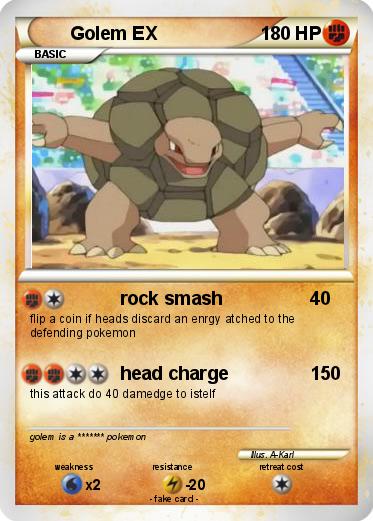 Pokemon Golem EX