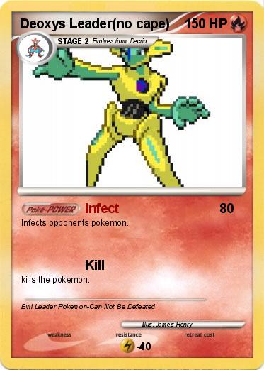 Pokemon Deoxys Leader(no cape)