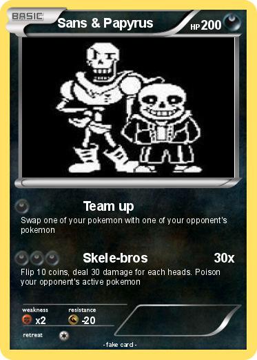 Pokemon Sans & Papyrus