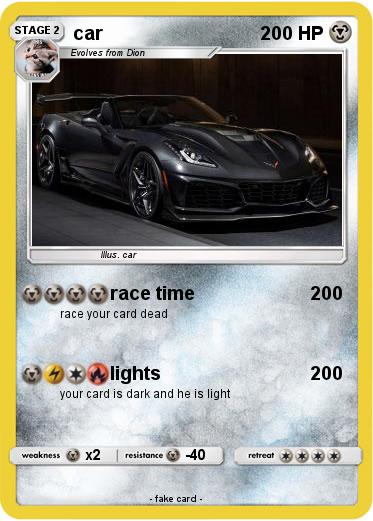 Pokemon car