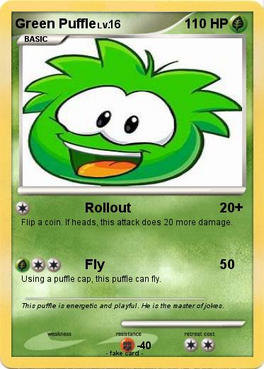 Pokemon Green Puffle
