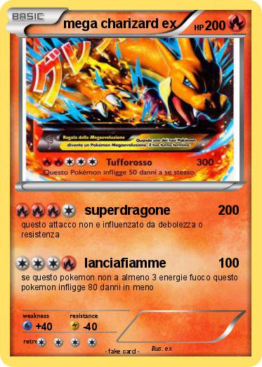 Pokemon mega charizard ex
