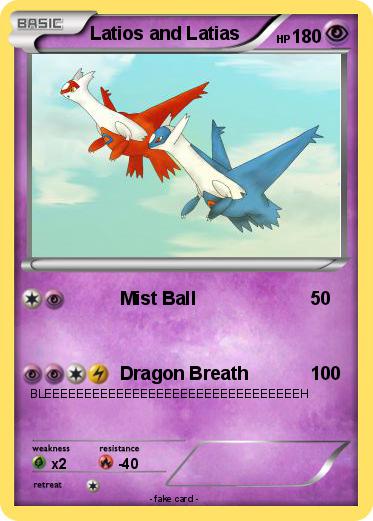 Pokemon Latios and Latias