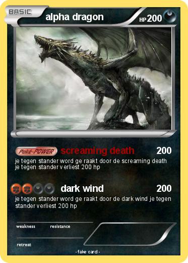 Pokemon alpha dragon