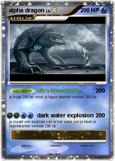 Pokemon alpha dragon