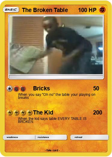 Pokemon The Broken Table
