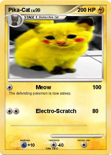 Pokemon Pika-Cat