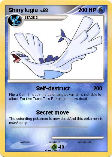 Pokemon Shiny lugia