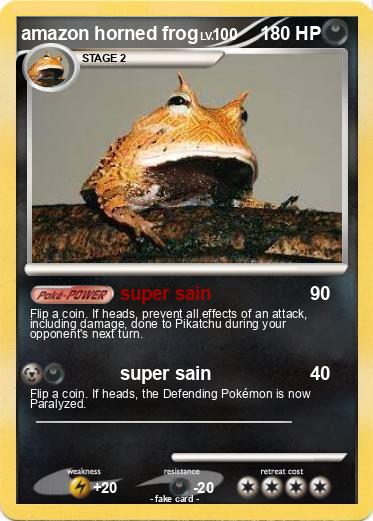 Pokemon amazon horned frog