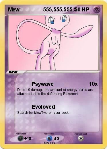 Pokemon Mew                555,555,555,5