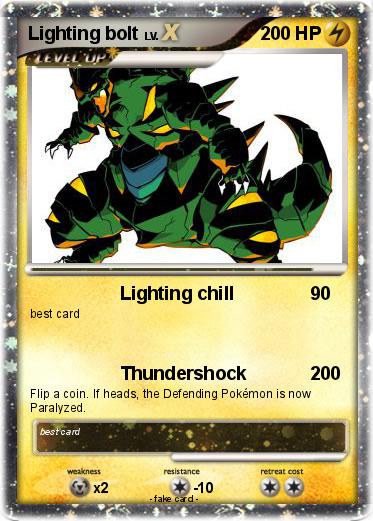 Pokemon Lighting bolt