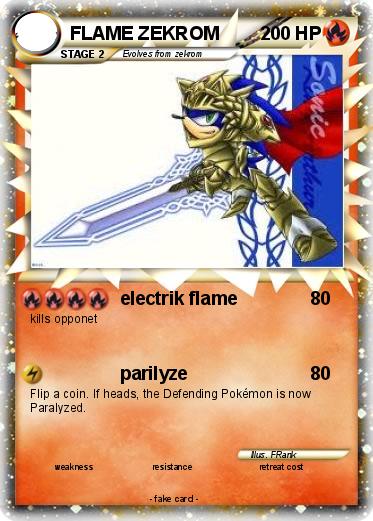 Pokemon FLAME ZEKROM