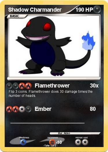 Pokemon Shadow Charmander