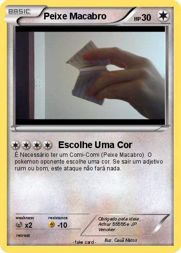Pokemon Peixe Macabro