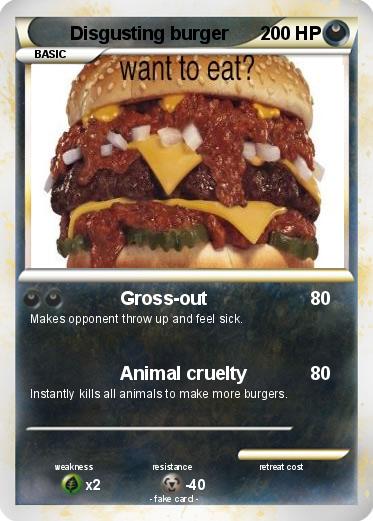 Pokemon Disgusting burger