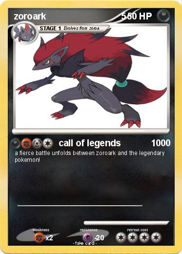 Pokemon zoroark                              5