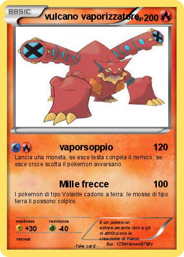 Pokemon vulcano vaporizzatore