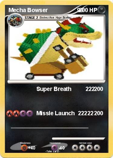 Pokemon Mecha Bowser                   99