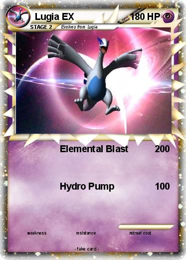 Pokemon Lugia EX