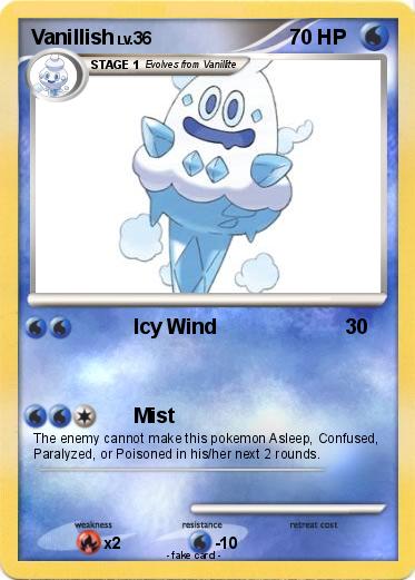 Pokemon Vanillish
