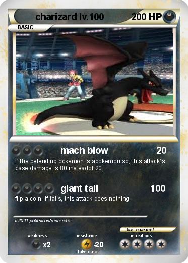 Pokemon charizard lv.100