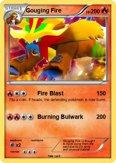 Pokemon Gouging Fire