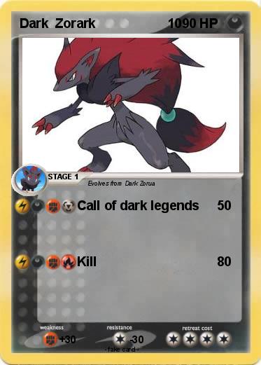 Pokemon Dark  Zorark                    10