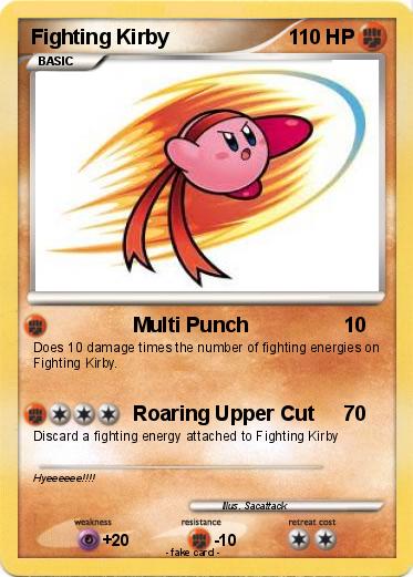 Pokemon Fighting Kirby