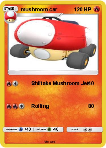 Pokemon mushroom car