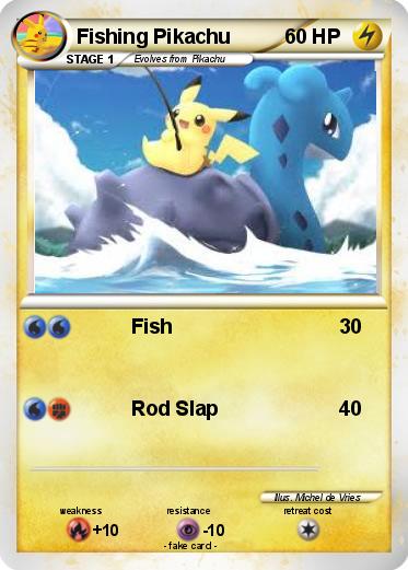 Pokemon Fishing Pikachu