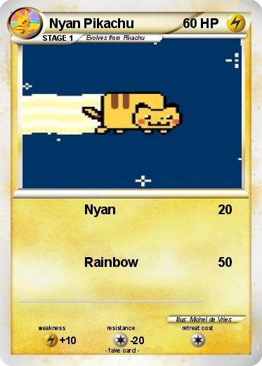 Pokemon Nyan Pikachu