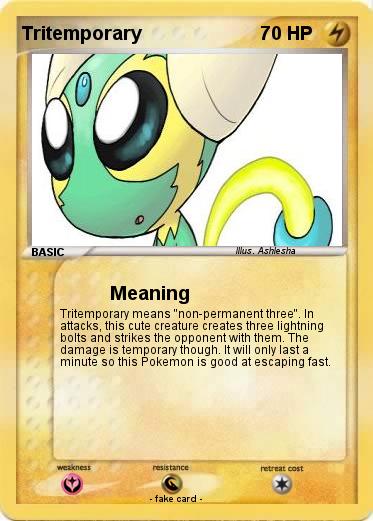 Pokemon Tritemporary