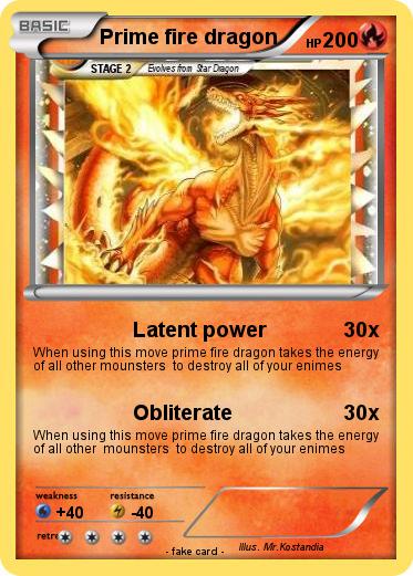 Pokemon Prime fire dragon