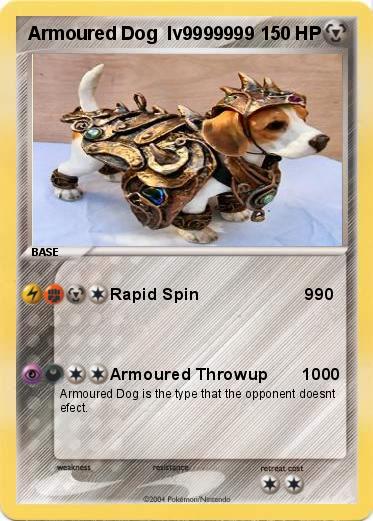 Pokemon Armoured Dog  lv9999999