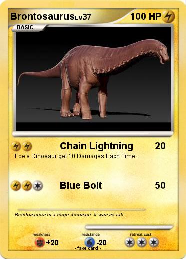 Pokemon Brontosaurus