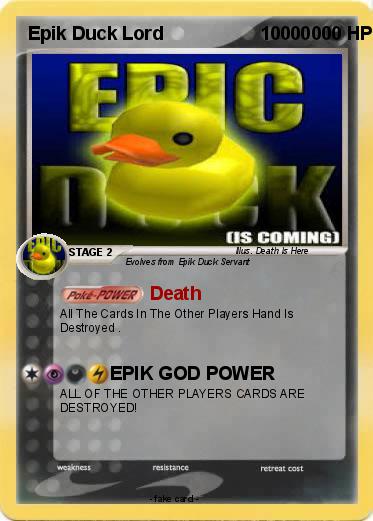Pokemon Epik Duck Lord