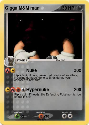 Pokemon Gigga M&M man