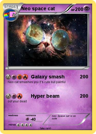 Pokemon Neo space cat