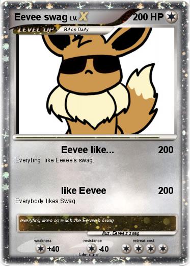 Pokemon Eevee swag