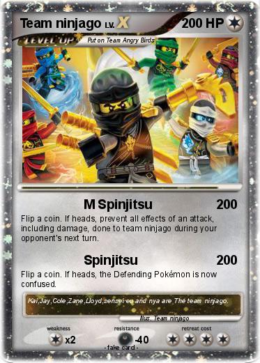 Pokemon Team ninjago