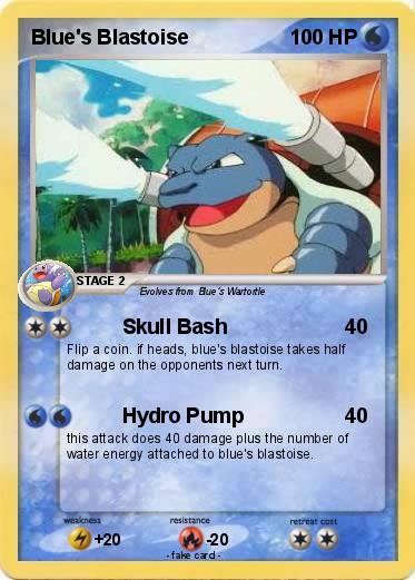 Pokemon Blue's Blastoise