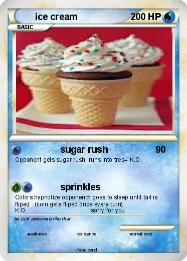 Pokemon ice cream