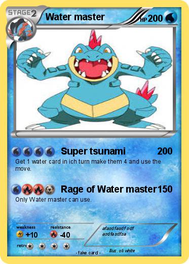 Pokemon Water master