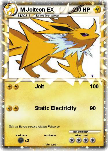 Pokemon M Jolteon EX             2